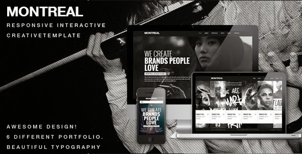 A responsive website template can shrink and expand, yet the fonts remain legible.